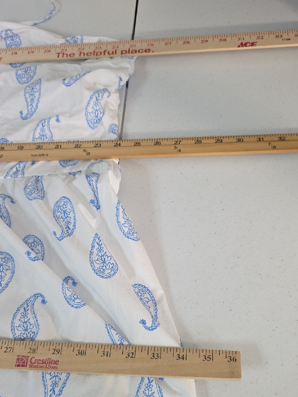 Universal Thread White Maxi Halter Dress with Blue Paisley Plus Size 4X - Picture 16 of 16